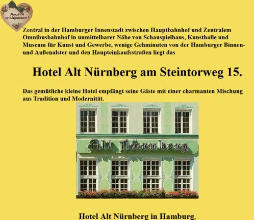 Hotel Alt Nürnberg in Hamburg Steintorweg 15 am Hauptbahnhof Tel. 040 246024 Erfahrung Hotel Alt Nürnberg in Hamburg Steintorweg 15 am Hauptbahnhof Tel. 040 246024 Öffnungszeit