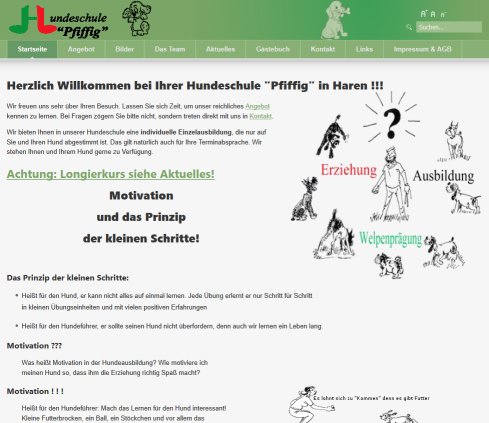 Hundeschule Pfiffig   > Startseite  öffnungszeit