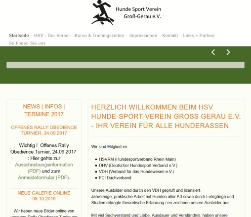 Hunde Sport Verein Groß Gerau   Startseite  öffnungszeit