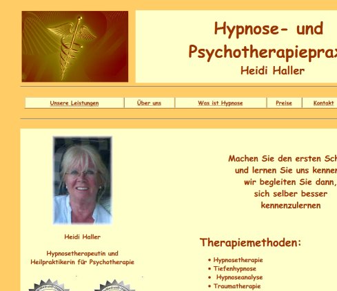 Hypnosetherapie  öffnungszeit