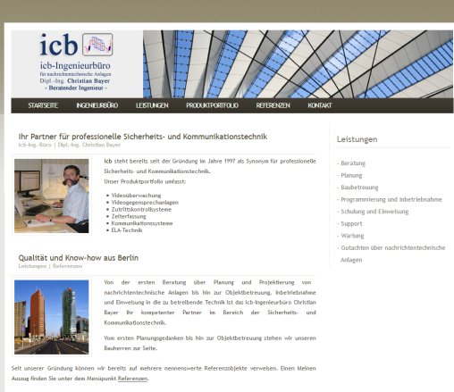 icb Ingenieurbüro Bayer in Berlin   icb Ing. Büro  öffnungszeit