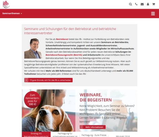 ifb Institut zur Fortbildung von Betriebsräten GmbH & Co. KG &ouml;ffnungszeit