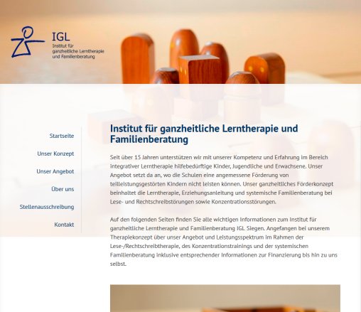 IGL   Institut für ganzheitliche Lerntherapie und Familienberatung  öffnungszeit