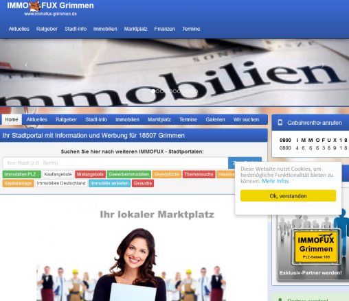 Immobilien   Stadtportal f&uuml;r Grimmen   &ouml;ffnungszeit