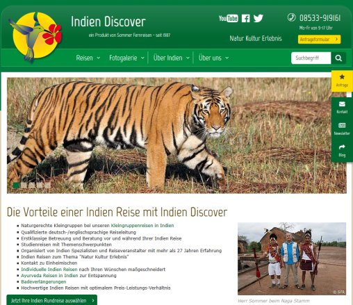 Indien Reisen  Rundreisen   Reisetipps für Indien | SFR Indien Discover/ Sommer Fernreisen GmbH öffnungszeit