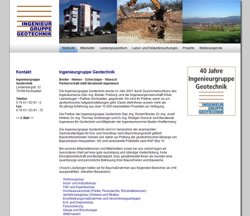 Ingenieurgruppe Geotechnik    Startseite  Ingenieurgruppe Geotechnik GbR öffnungszeit