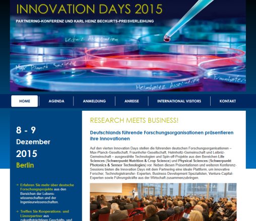 Innovation Days Max Planck Innovation GmbH öffnungszeit