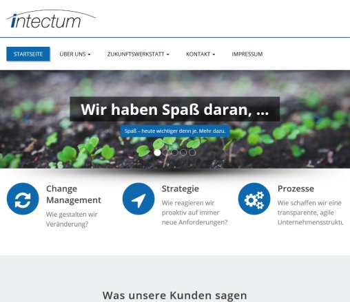 Willkommen bei intectum Systemgestaltung GmbH öffnungszeit