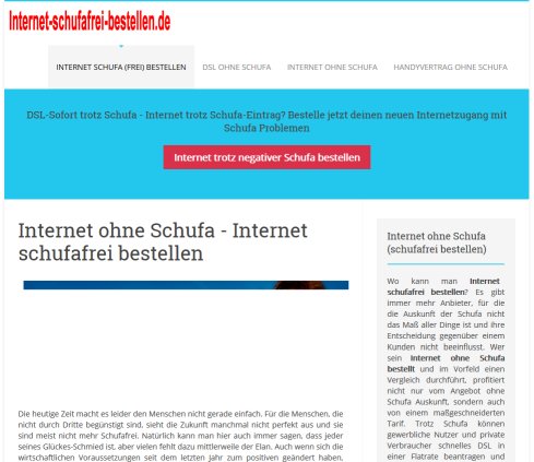 I❶I Internet & DSL   auch ohne Schufa Internet erhalten!  öffnungszeit