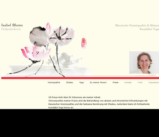 Heilpraktikerin in Berlin Schöneberg Isabel Blume | Klassische Homöopathie Shiatsu und Kundalini Yoga Erfahrung Heilpraktikerin in Berlin Schöneberg Isabel Blume | Klassische Homöopathie Shiatsu und Kundalini Yoga Öffnungszeit