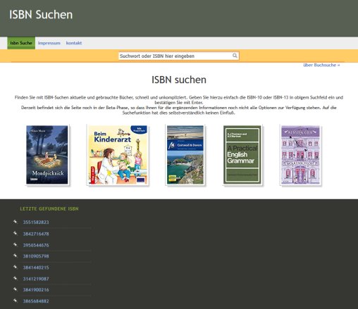 ISBN Suchen neue und gebrauchte Bücher nach ISBN finden Erfahrung ISBN Suchen neue und gebrauchte Bücher nach ISBN finden Öffnungszeit