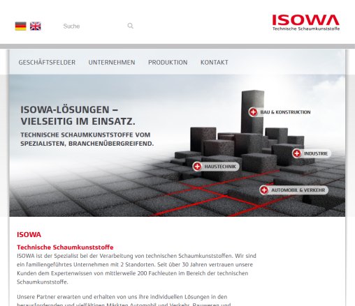 die bessere Lösung  ISOWA ISOWA GmbH öffnungszeit