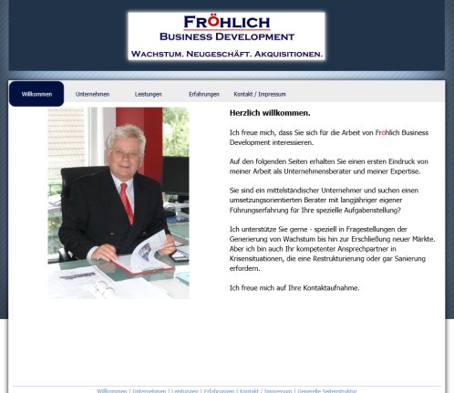 Fr&ouml;hlich Business Development  &ouml;ffnungszeit
