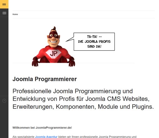 Joomla Programmierer. Für professionelle Joomla CMS Websites  öffnungszeit