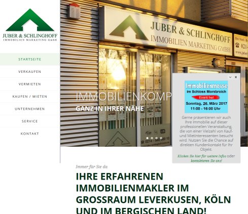Immobilien Leverkusen und Umgebung Juber Schlinghoff Immobilien Marketing. Immobilien Marketing GmbH Erfahrung Immobilien Leverkusen und Umgebung Juber Schlinghoff Immobilien Marketing. Immobilien Marketing GmbH Öffnungszeit