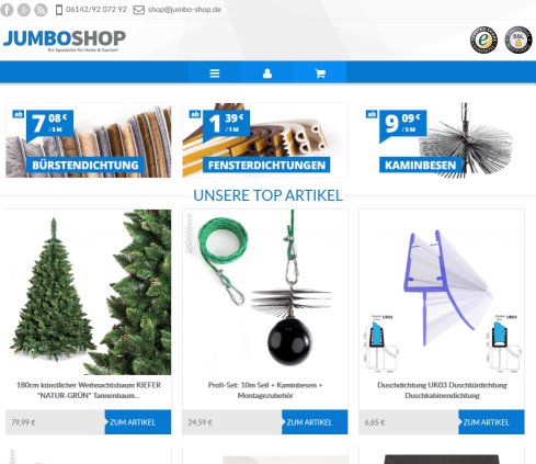 JumboShop - Ihr Online Baumarkt für Heim & Garten öffnungszeit