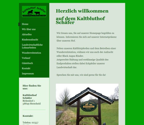 Schäfer / Schäfer Wittemund GbR Kaltbluthof Schäfer Direktvermarktung von Black Angus Rindern in Herscheid Home Erfahrung Schäfer / Schäfer Wittemund GbR Kaltbluthof Schäfer Direktvermarktung von Black Angus Rindern in Herscheid Home öffnungszeit