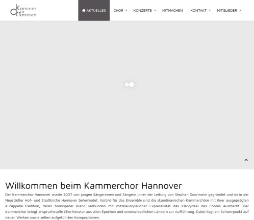 Kammerchor Hannover   Willkommen beim Kammerchor Hannover  öffnungszeit