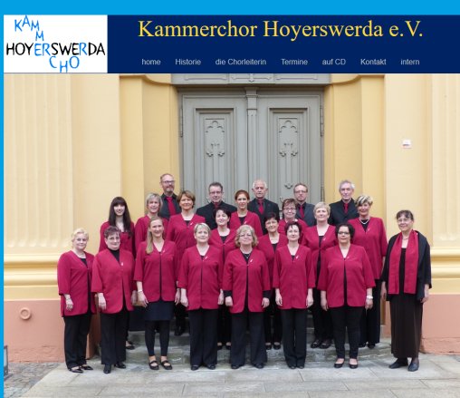 Homepage Kammerchor Hoyerswerda  öffnungszeit