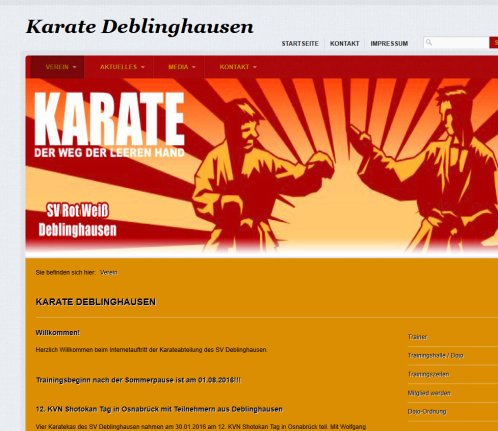Karate Deblinghausen  öffnungszeit