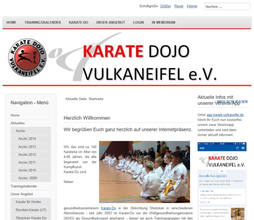 Karate Dojo Vulkaneifel e.V.   Home  öffnungszeit