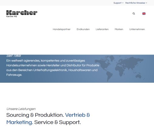 Startseite Karcher AG Karcher AG Erfahrung Startseite Karcher AG Karcher AG Öffnungszeit