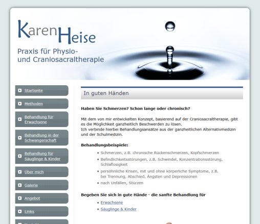 Karen Heise  Praxis für Physio  und Craniosacraltherapie   Karen Heise  Praxis für Physio  und Craniosacraltherapie Karlsruhe  Durlach  öffnungszeit