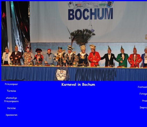 Willkommen beim Festausschuss Bochumer Karneval Festausschuss Bochumer Karneval e.V. &ouml;ffnungszeit