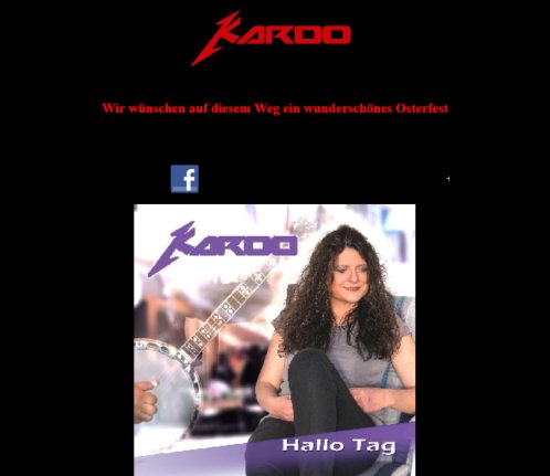 KAROO Sängerin aus dem süddeutschem Raum Debütalbum Regenbogenzeit deutscher Schlager mit Elementen aus Pop Country und Rock Erfahrung KAROO Sängerin aus dem süddeutschem Raum Debütalbum Regenbogenzeit deutscher Schlager mit Elementen aus Pop Country und Rock öffnungszeit