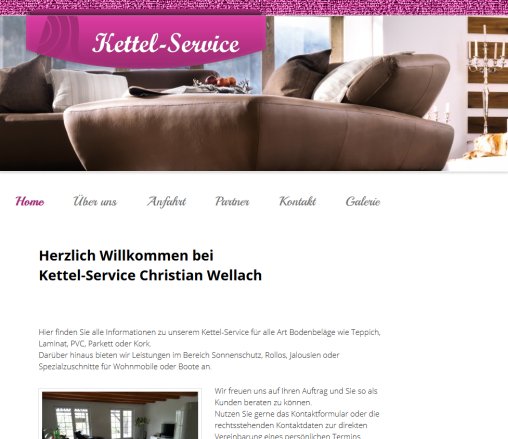 Kettel Service Christian Wellach   Kettelteppiche   Bodenbeläge   Sonnenschutz in Lübeck  öffnungszeit