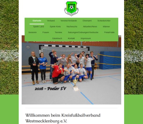 KFV Westmecklenburg e.V.: Kreisfußballverband für den Großkreis Ludwigslust Parchim. KFV Westmecklenburg e.V. Erfahrung KFV Westmecklenburg e.V.: Kreisfußballverband für den Großkreis Ludwigslust Parchim. KFV Westmecklenburg e.V. Öffnungszeit