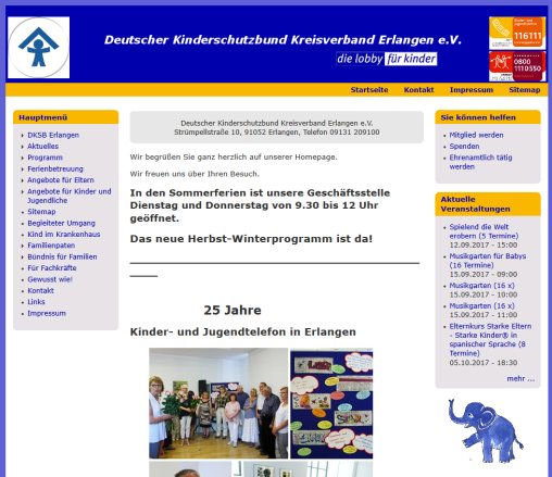 Startseite | Deutscher Kinderschutzbund Kreisverband Erlangen e.V. Kinderschutzbund Erlangen e.V. &ouml;ffnungszeit