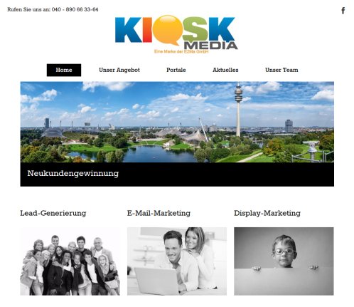Neukundengewinnung über Facebook  Newsletter  Kataloge und Verbraucherumfragen KIOSK Media GmbH öffnungszeit
