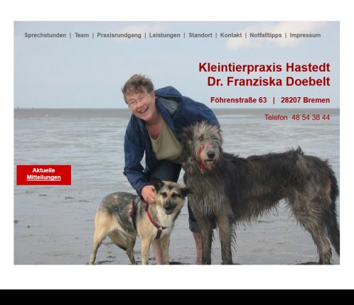 Kleintierpraxis Hastedt Start  &ouml;ffnungszeit