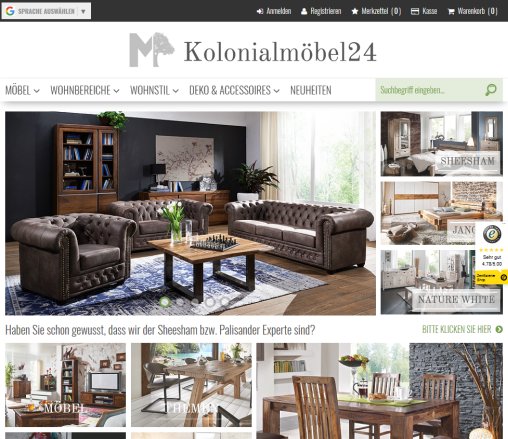 Massivholzmöbel und Kolonialmöbel von Kolonialmoebel24.de Massivmoebel 24 GmbH öffnungszeit