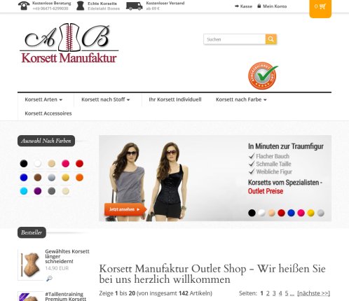 Korsett günstig online kaufen › Korsett Weilburg