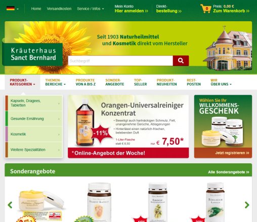 Kräuterhaus Online Shop € Bad Ditzenbach