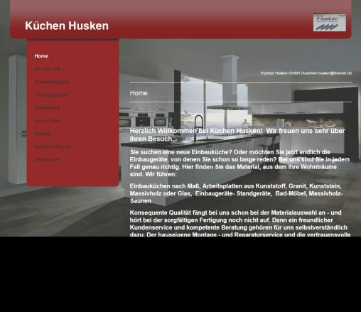 www.kuechenhusken.de K&uuml;chen Husken GmbH &ouml;ffnungszeit