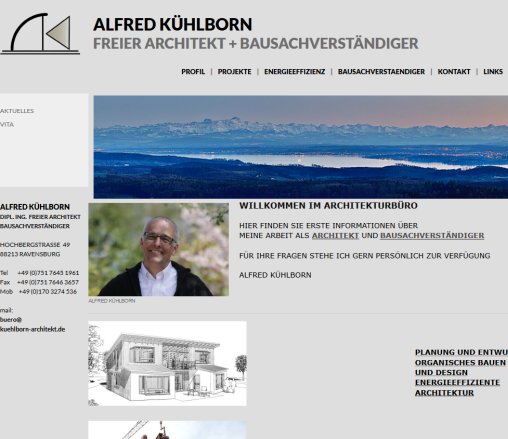 Alfred Kühlborn Freier Architekt+Bausachverständiger Ravensburg Kühlborn Architekt +Bausachverständiger Ravensburg Erfahrung Alfred Kühlborn Freier Architekt+Bausachverständiger Ravensburg Kühlborn Architekt +Bausachverständiger Ravensburg Öffnungszeit