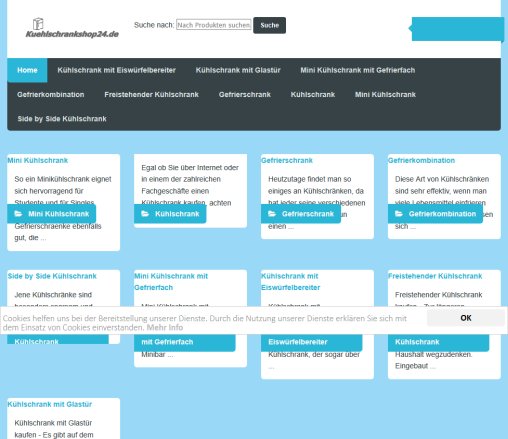 kuehlschrankshop24.de Erfahrung kuehlschrankshop24.de Öffnungszeit