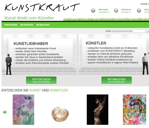KUNSTKRAUT The ART Crowd GmbH Erfahrung KUNSTKRAUT The ART Crowd GmbH Öffnungszeit