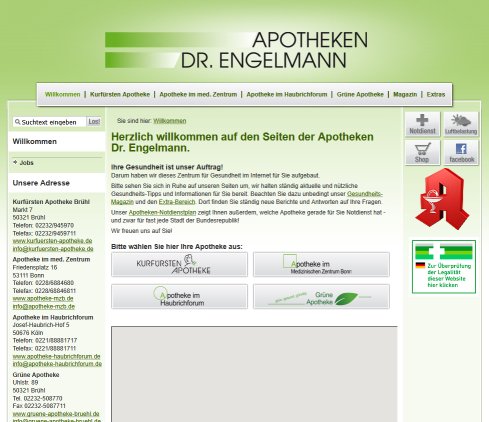 Willkommen | Kurfürsten Apotheke Brühl Wirtschaftsfrderung öffnungszeit