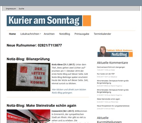 Kurier am Sonntag Kleve Erfahrung Kurier am Sonntag Kleve öffnungszeit
