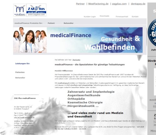 medicalFinance günstige Teilzahlung für medizinische Leistungen Rainer Stockhausen ZTM e.K. Erfahrung medicalFinance günstige Teilzahlung für medizinische Leistungen Rainer Stockhausen ZTM e.K. öffnungszeit