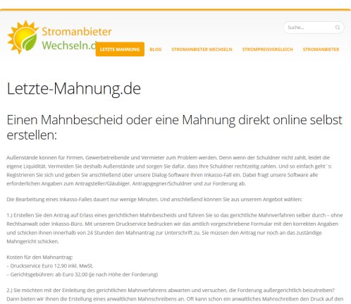 Mahnbescheid Mahnverfahren Mahnbescheid München