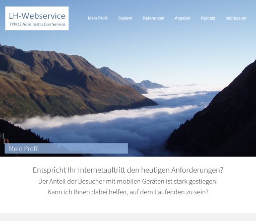 lh webservice: TYPO3 CMS 6.2   Bootstrap Package  öffnungszeit