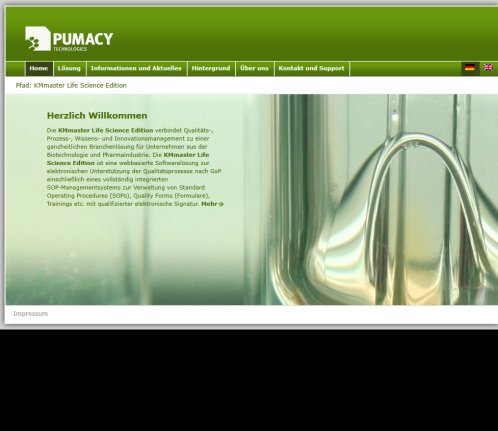 | KMmaster Life Science Edition Pumacy Technologies AG Erfahrung | KMmaster Life Science Edition Pumacy Technologies AG Öffnungszeit