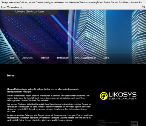 Likosys Elektroanlagen Likosys GmbH öffnungszeit