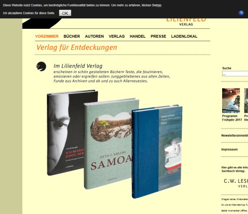 Lilienfeld Verlag Erfahrung Lilienfeld Verlag Öffnungszeit
