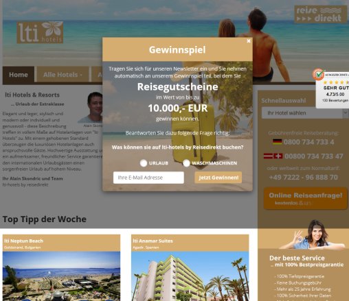 lti Hotels   Erholung für alle Sinne IT REISEBÜRO GmbH öffnungszeit